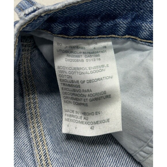 Dickies Men’s Carpenter Jean Shorts Size 42 Baggy Blue Denim Medium Wash - Picture 3 of 8